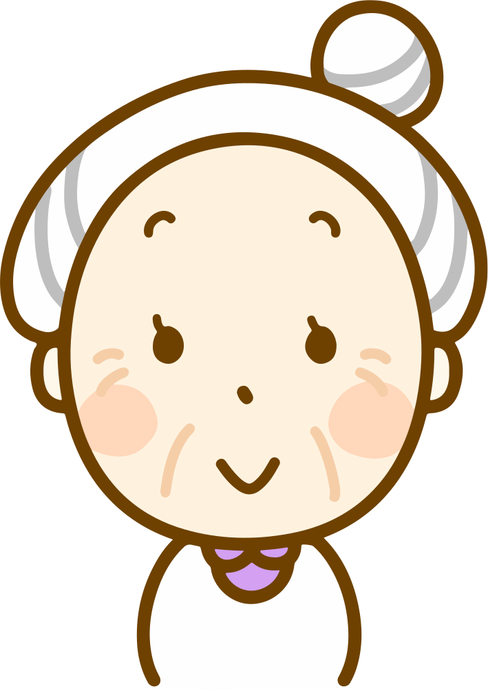 OnlineLabels Clip Art - Smiling Old Woman